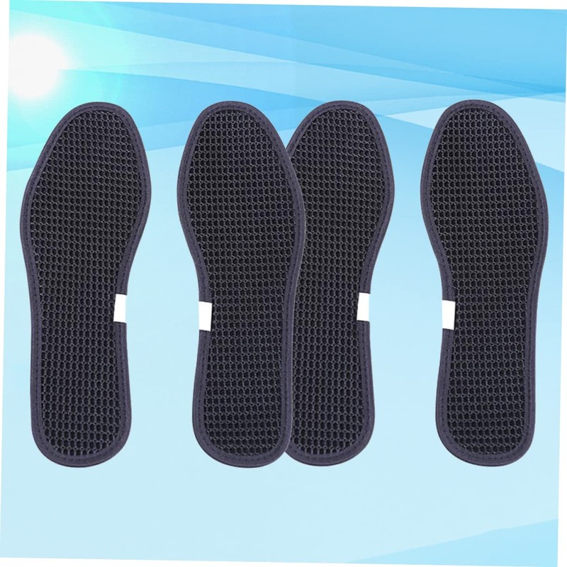 Gatuida 6pairs Bamboo Charcoal Insoles for Sports Shoes Odor-absorbing Foot