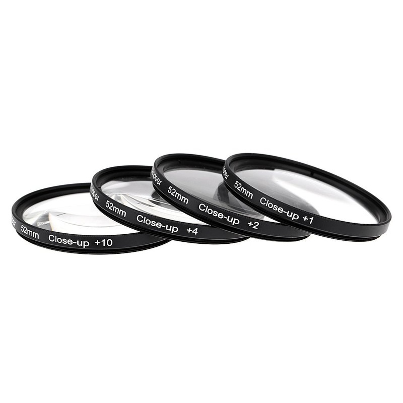 Andoer® 52mm Macro Close-Up Filter Set with Pouch Close-up Lens