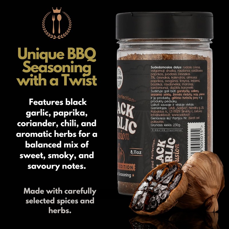 Premium Black Garlic BBQ Rub – Limited Edition Universal Seasoning