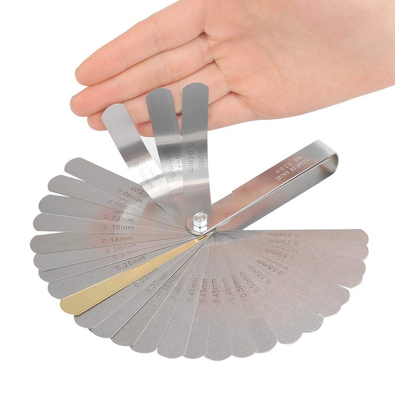 TIMESETL Guitar Luthier Tool Set, 32 Blade Feeler Gauge, 9