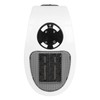 500W Black and White Mini Electric Heater Portable Wall Mounted