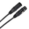 Plugger cable DMX XLR female 3b/male 3b 10 m black