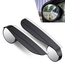AWGUKA Pack-2 Car Rearview Blind Spot Mirror Rain Eyebrow, Car Rearview Mirror Protection Shield, Universal Automobile Accessories, for Most Cars, Trucks and Vans (Black)