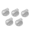 SUPVOX 5Pcs Gas Stove Knobs Replacement Durable Stove Control Dials