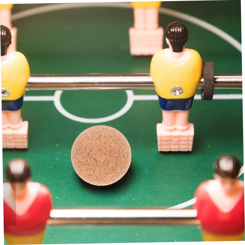 Kisangel 3pcs Regulation Foosball Balls Cork Balls for Enhanced Playing