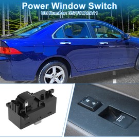 A ABSOPRO Power Window Switch No.35770TA0A11 Window Control Switch for Honda Accord Crosstour Pilot Black