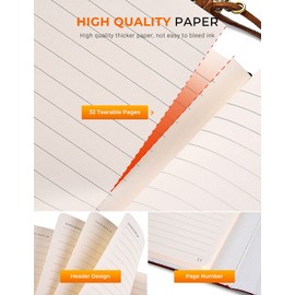 AISBUGUR Daughter Gifts from Mum to My Daughter Journal 192 Pages Refillable Leather Writing Journal Notebook Back to School Graduation Birthday Wedding Gifts for Daughter Maple