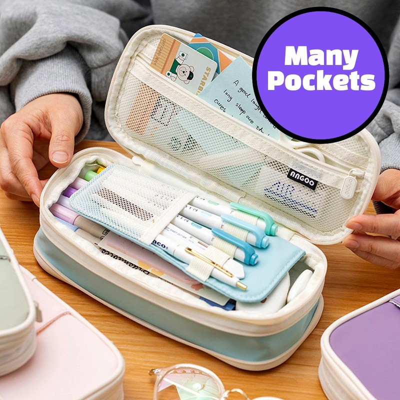 Deco Life® Large Pencil Case Stylish & Spacious Organizer for
