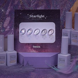 Thezel The Gel Starlight 5-piece set glitter gel / 더젤 스타라이트 5종 세트 글리터젤