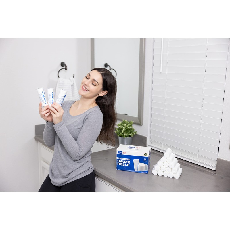Gauze Rolls Pack of 72 – Premium Quality Lint and