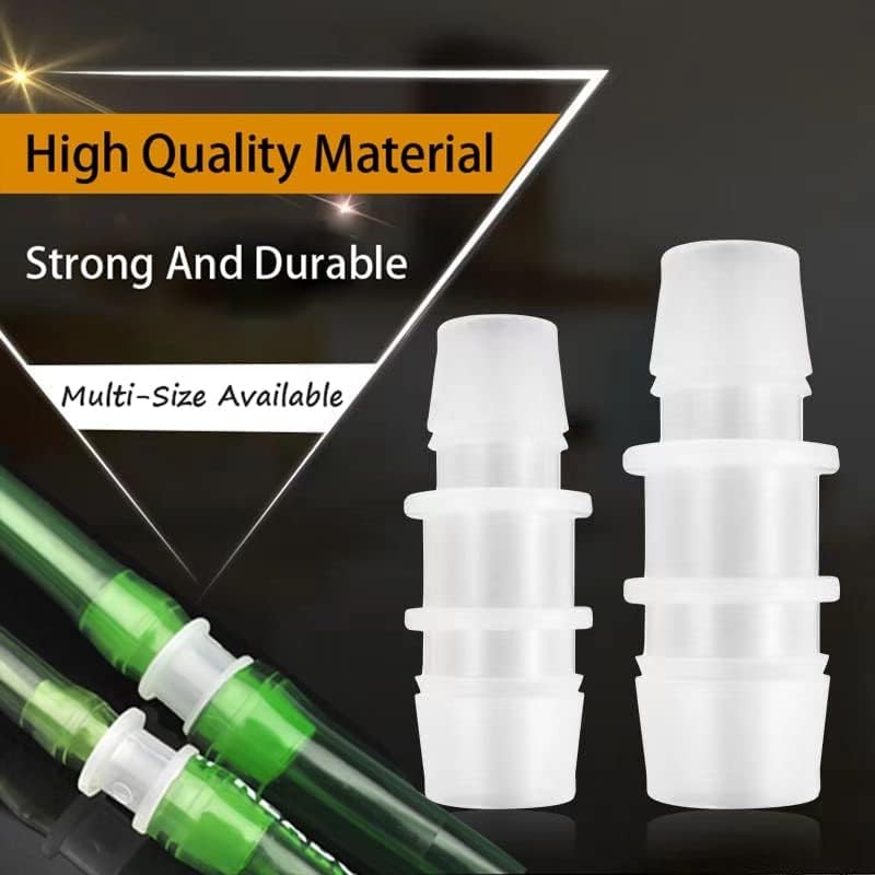 40Pcs Plastic Hose Barb Reducing Fittings Assortment, 8 Sizes of