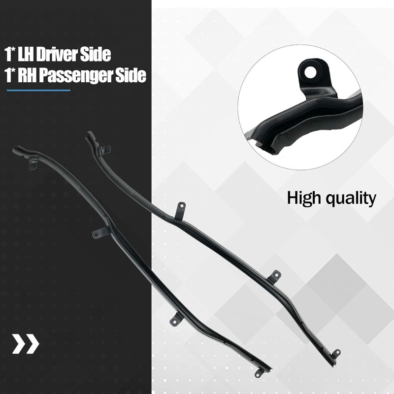 Geartronics For Ford Explorer 2011-2018 2019 Rear Door Front Weatherstrip