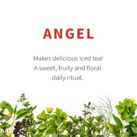 Angel Herbal Tea | Sacred Blossom Farm | 2 oz. Loose Leaf Tisane | Soothing and Nourishing | Organically Grown in Wisconsin | Herbal Tea & Medicinal Herbs | Caffeine Free | Handmade in USA