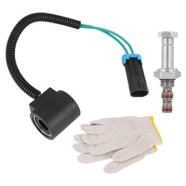 Tektall Solenoid Valve Coil and Hydraulic Spool Valve Stem Element Kit For Bob-cat 653 751 753 763 773 863 864 873 883 963 S175 S185 S205 T250 T300 T320 6667687 6309311 6671025 6675559