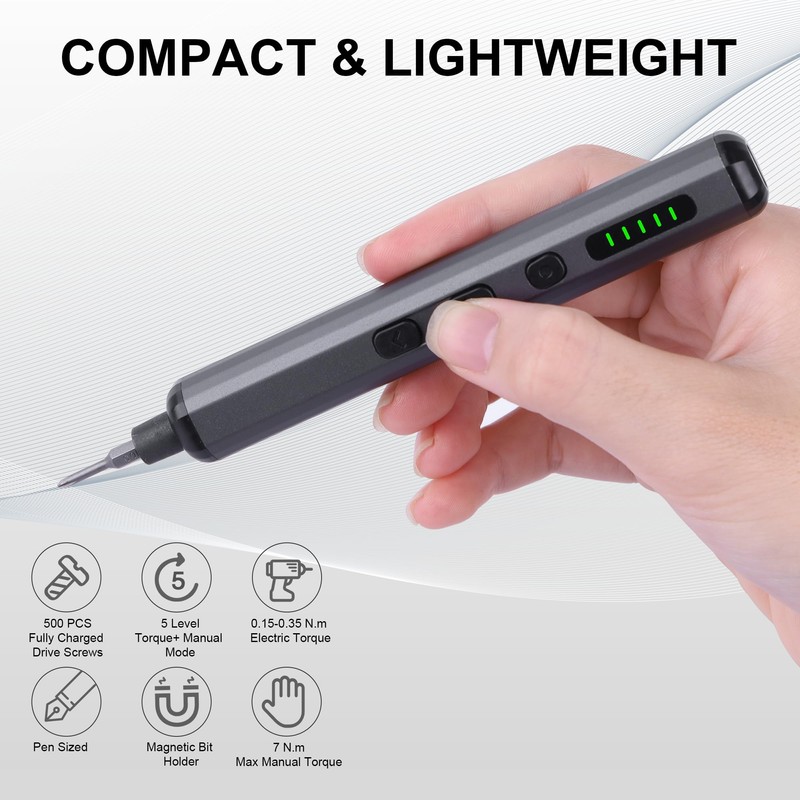 Pro 3.7V Mini Electric Screwdriver, 69 in 1 Electric Precision