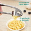 HiramWare Garlic Press, Premium Rust Proof Kitchen Garlic Mincer Crusher