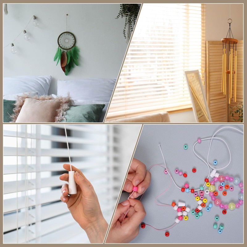 sourcing map Braided Lift Shade Cord, 1.5mm 164 Yards Roman