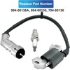 CSMATEYEAH 994-00136A Ignition Coil with Spark Plug Compatible with Cub