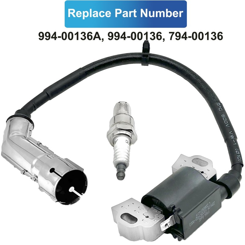 CSMATEYEAH 994-00136A Ignition Coil with Spark Plug Compatible with Cub