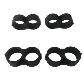 Vogueing Tool Garden Irrigation Hose Connectors Kits,Hose Irrigation Soaker Leaky Pipe Connector Pack Include 6pcs Straight &6pcs Tee & 6pcs Elbow & 6pcs End Cap Plugs Connectors