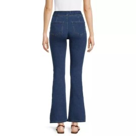 NO BOUNDARIES - SIZE: S (3-5) Dark Wash Stretch Pull-On V Flare Jeggings - NEW!