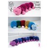 King Cole Caterpillar Toy Doorstop Draught Excluder Knitting Pattern 9041