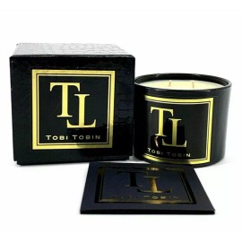 Tobi Tobin Organgerie4oz Secented collection Soy Coconut Wax 2-Wick Candle w/box