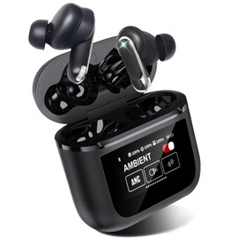 Wireless Earbuds Bluetooth Headphones 40H Play Time 5.4 Bluetooth with Charging Case,Touch Control,IPX7 Waterproof Sweat-Proof Earphones, LED Power Display,in-Ear Headphones for Android/iOS (Black)