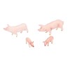 Simulation Farm Pig Animals Model Figures Toy Set Preschool Educational
