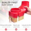 Daedalus NL330 CNC Dust Shoe, 80mm, Red