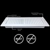4 x 8 Inch (Duct Opening) White Air Vent Cover