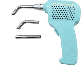 Drying Machine- Ele~ctric Drier Lab Equipments De~ntal Warm Air Tooth Dryer for Teeth whitening Operation and Orthodontics Operation with 2 Tips Nozzels