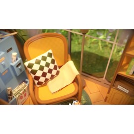 Rolife Holiday Garden House DIY Book Nook Shelf Insert Mini Dollhouse Kids Gifts