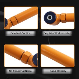 maXpeedingrods Adjustable Front Control Arms for Jeep TJ XJ ZJ with 0-4" Lift, Upper and Lower