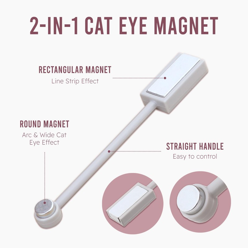 Beauticom Dual End Magnetic Board Wand Nail Art Tool for