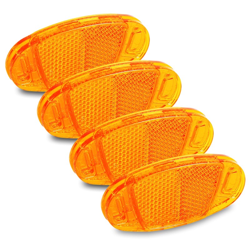 flintronic 4PCS Bicycle Wheel Reflectors, Bicycle Spoke Reflectors, High Reflective