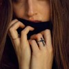 15pcs Rings Set Vintage Snake Skull Shaped Adjust Opening Alloy