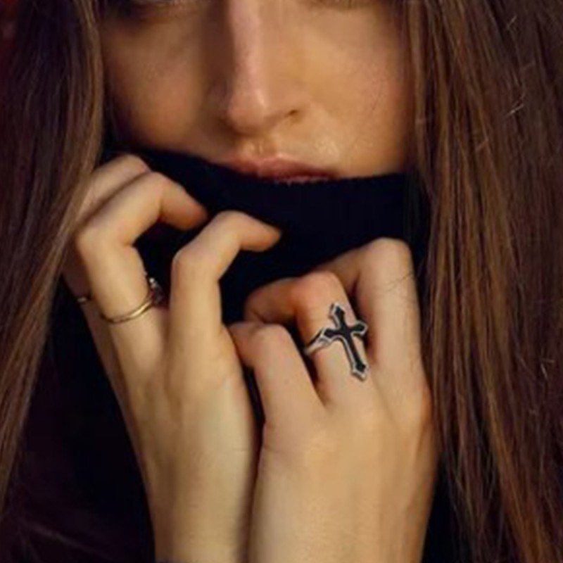 15pcs Rings Set Vintage Snake Skull Shaped Adjust Opening Alloy