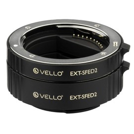 Vello EXT-SFED2 Auto Focus Extension Tubes for Sony E-Mount Lenses