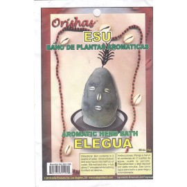 ORISHAS ESU ELEGUA BANO BATH*, AROMATIC HERB BATH BANO DE PLANTAS AROMATICAS