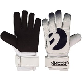 Best Sporting Goalkeeper Gloves Best Grip I Non-Slip Football Gloves Made of PU Foam I Gloves Football Size 9 I High-Quality Goalkeeper Gloves I Black - White