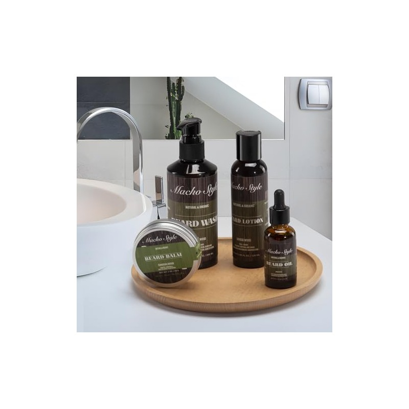 Set Cuidado Barba Estilo Macho Regalo Marzo Primavera Aire Libre