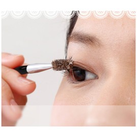 Cause Curl to Eyelashes Natural Asiatic Raccoon Hair Brush