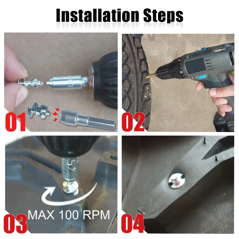100pcs Jinxin Stud Fatocy Supply JX1911 Wheel Tire Stud Screws