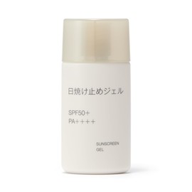 MUJI 84464911 Sunscreen Gel (Portable), SPF50+ PA++++, 1.1 fl oz (30 ml)