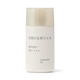 MUJI 84464911 Sunscreen Gel (Portable), SPF50+ PA++++, 1.1 fl oz (30 ml)