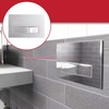 SPARES2GO Luxury Concealed Toilet Cistern Flush Plate Kit for Wall