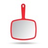 Gladmart Hand Mirror Salon Barber Hairdressing Handheld Mirror with Handle