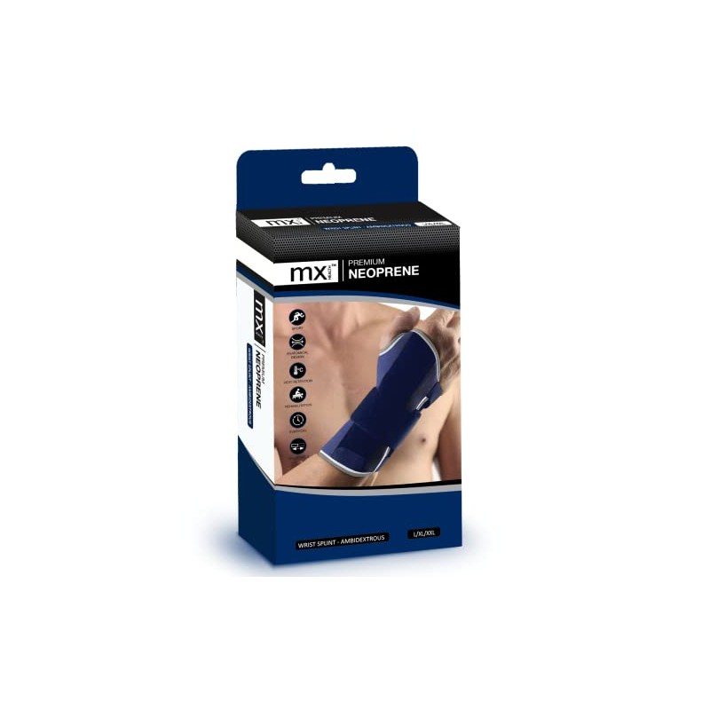 Premium Neoprene Wrist Support Ambi Removable SPLINTS L/XL/XXL