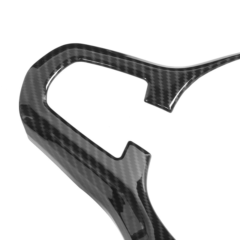Steering Wheel Button Trim Cover Carbon Fiber Style Fits for